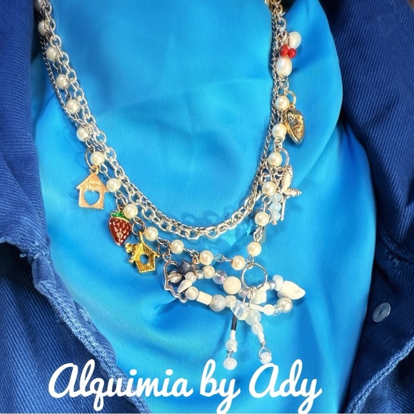 Multi charms necklace - Picture 1 of 3